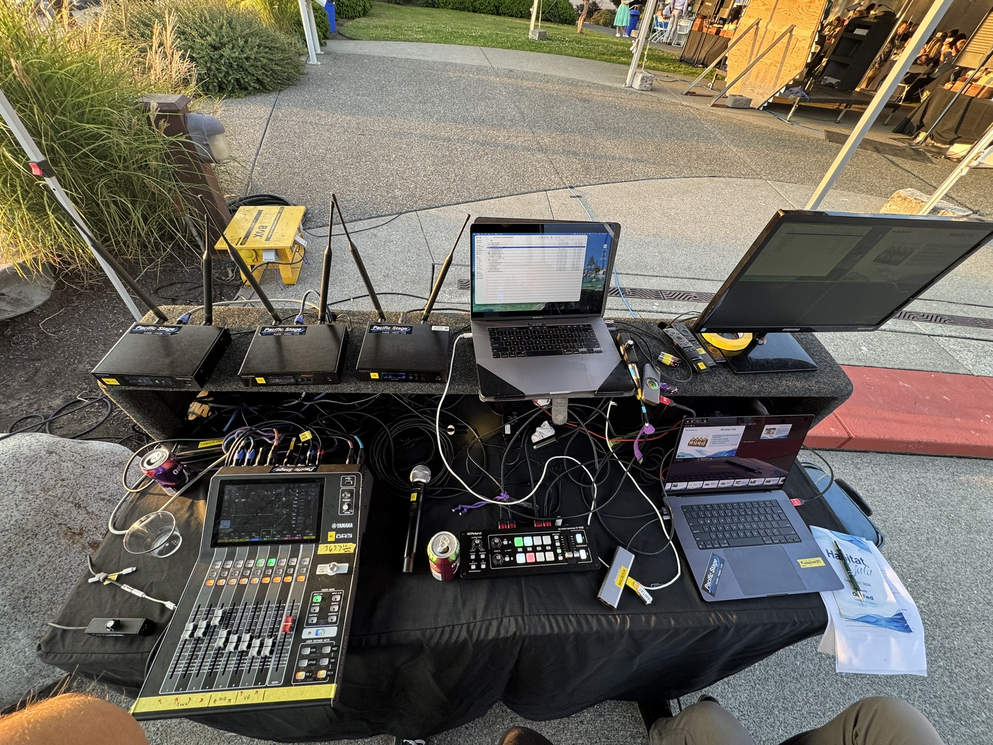 Outdoor stage — Tumwater Craft Concert Series